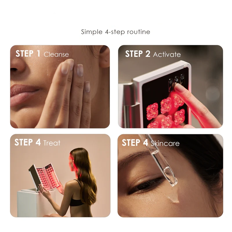 LED Light Therapy Panel for Skin Renewal, Red Light Treatment & At-Home Beauty Care