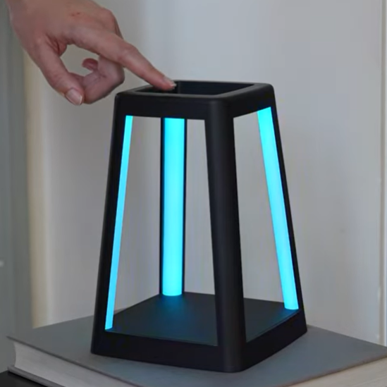 Portable Lantern with Built-In Wireless Charger