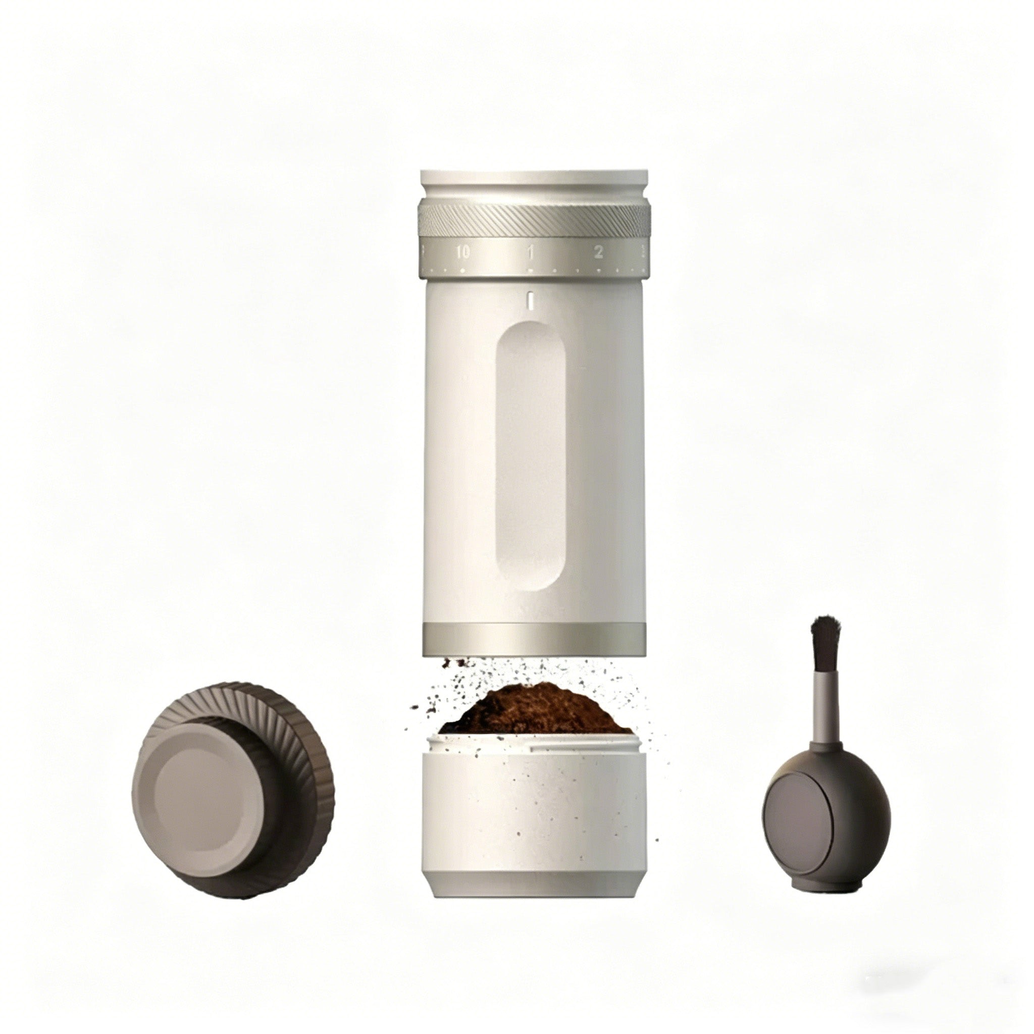 Portable electric coffee grinder