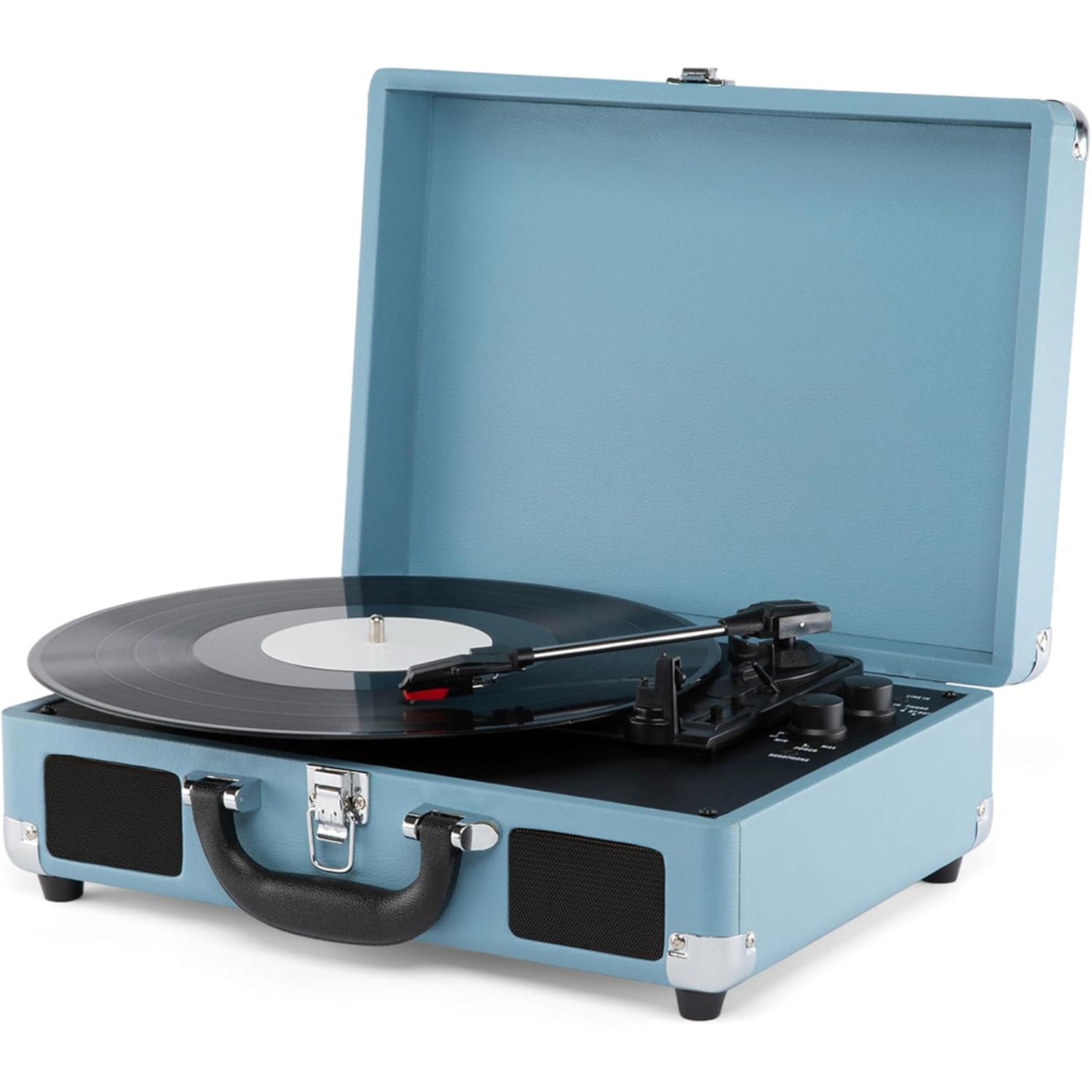 Suitcase Style Bluetooth Turntable Record Player