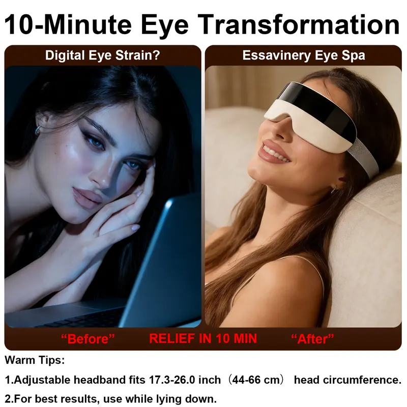 Portable Eye Massager with Mist Spray