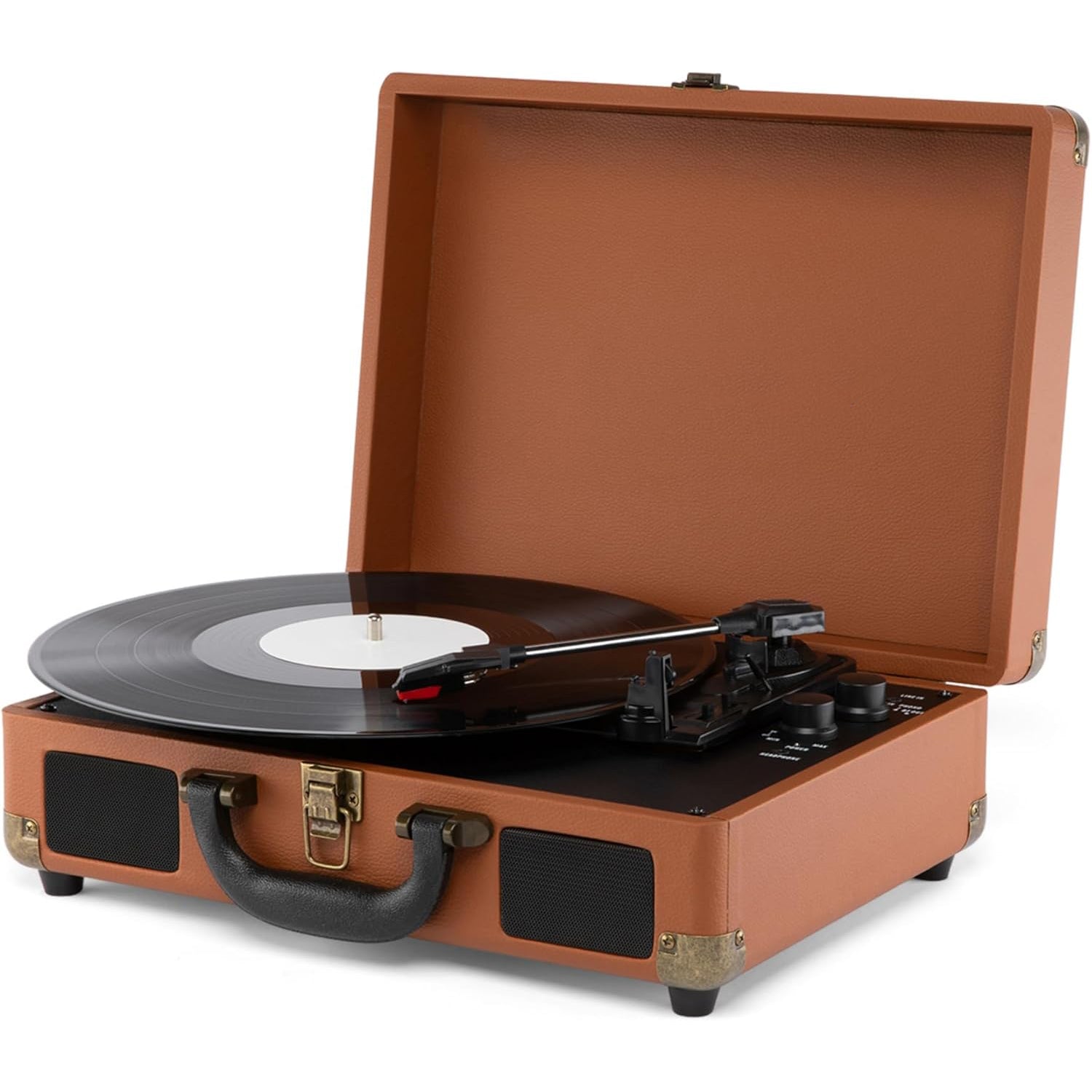 Suitcase Style Bluetooth Turntable Record Player