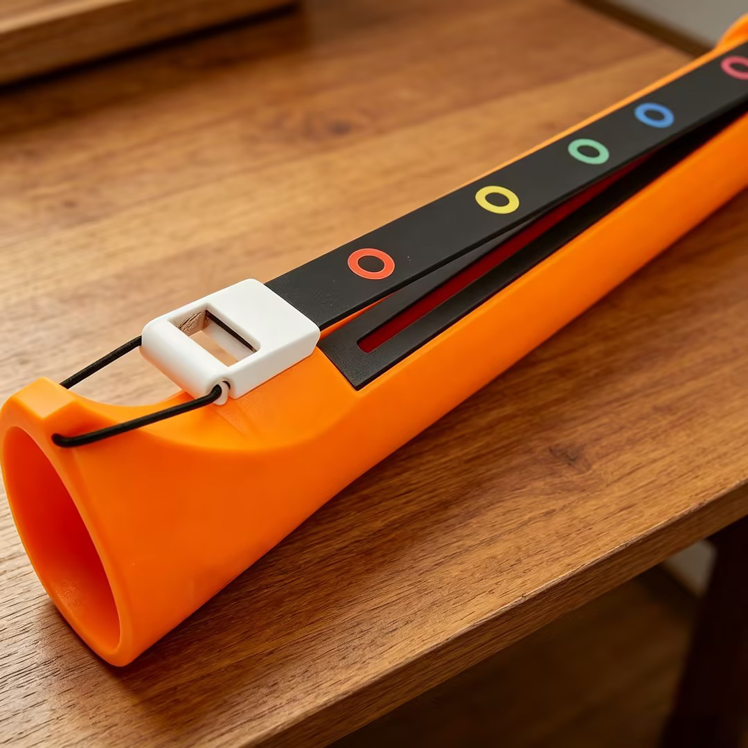 Gliding Acoustic Wind Instrument, Intuitive Handheld Sound Pipe for Ambient Music, Experimental Performance & Creative Sound Exploration