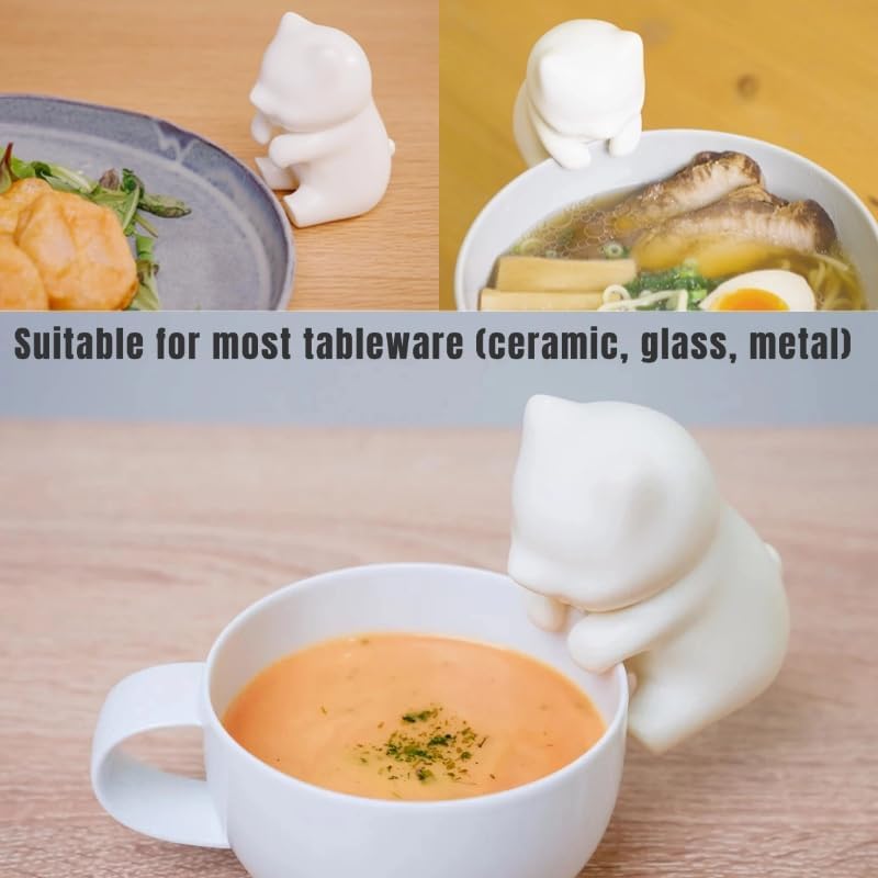 Mini Food Cooling Fan – Rechargeable Cat-Shaped Hot Drinks Cooler