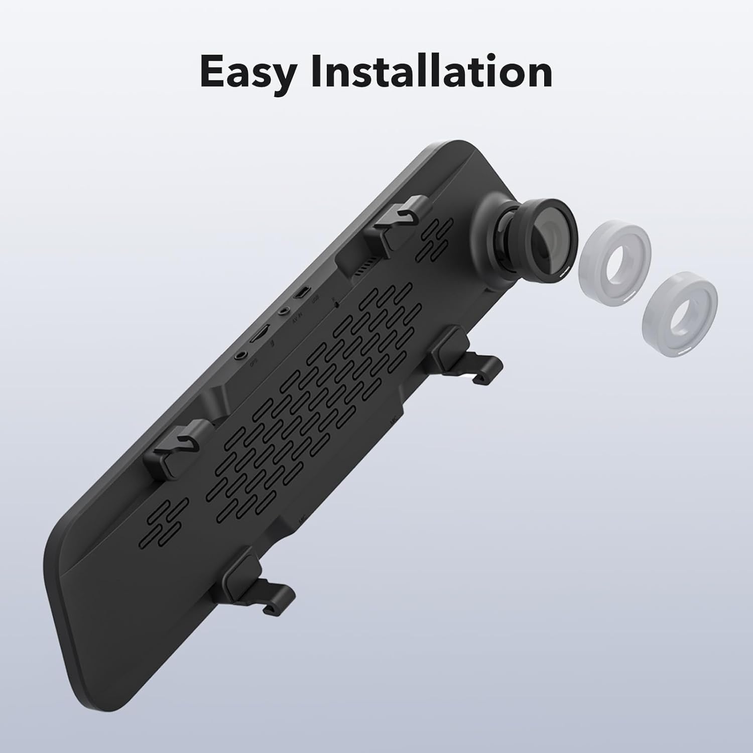 3-in-1 Dash Cam with Circular Polarizing Lens