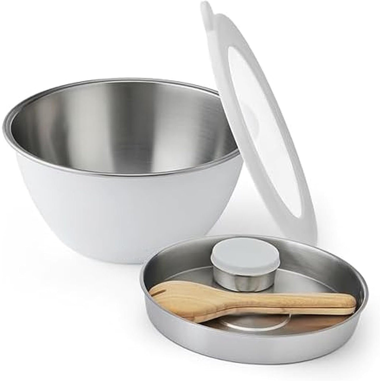 Stainless Steel Salad Bowl Kit XL – 184oz /64oz | Leakproof