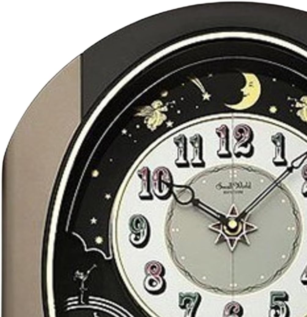 Musical Motion Wall Clock with Rotating Display Design