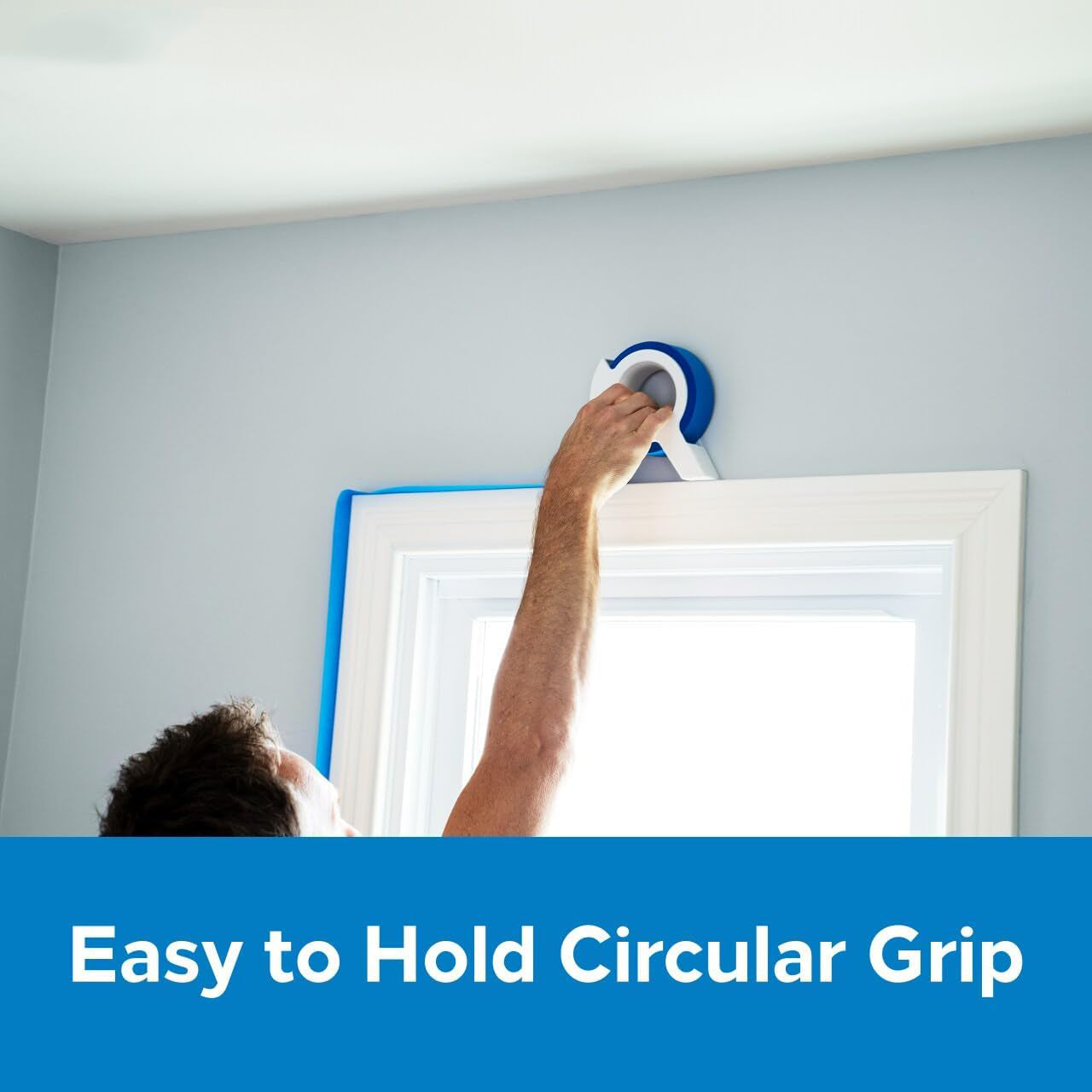 Blue Painter’s Tape Applicator with Starter Tape Roll