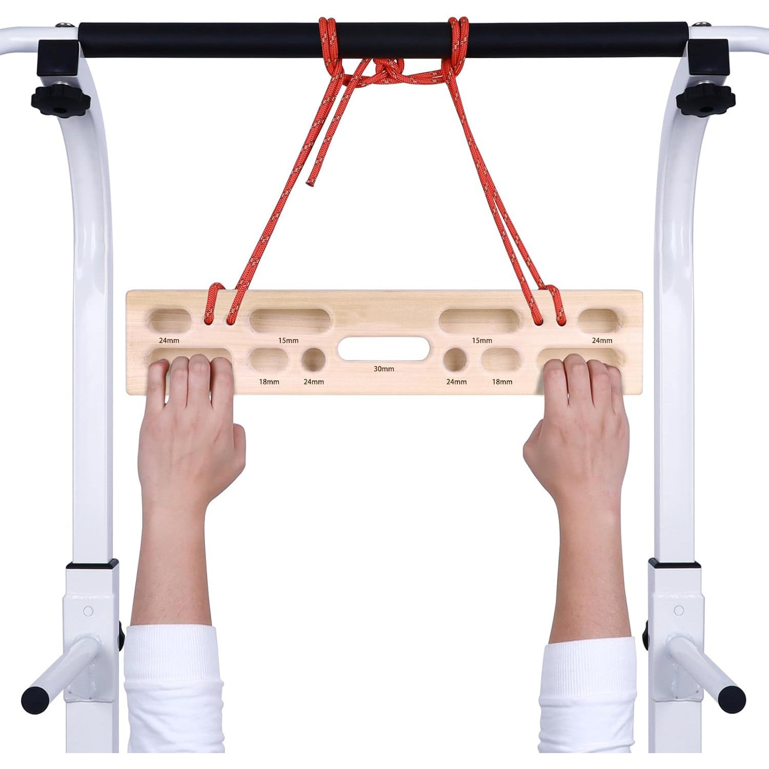 Portable Hangboard – Natural Wood Rock Climbing Hangboard