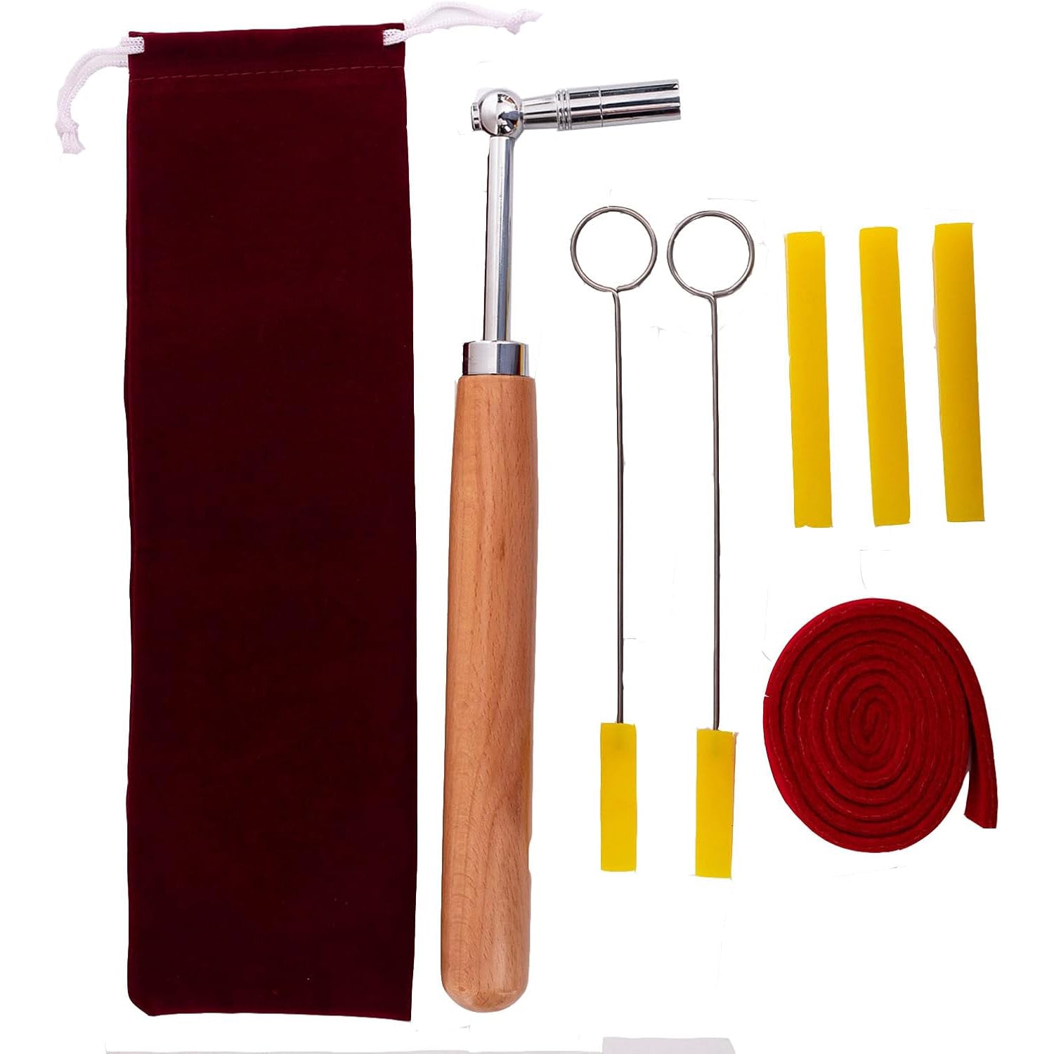 Professional Piano Tuning Tool Kit with Extendable Tuning Wrench