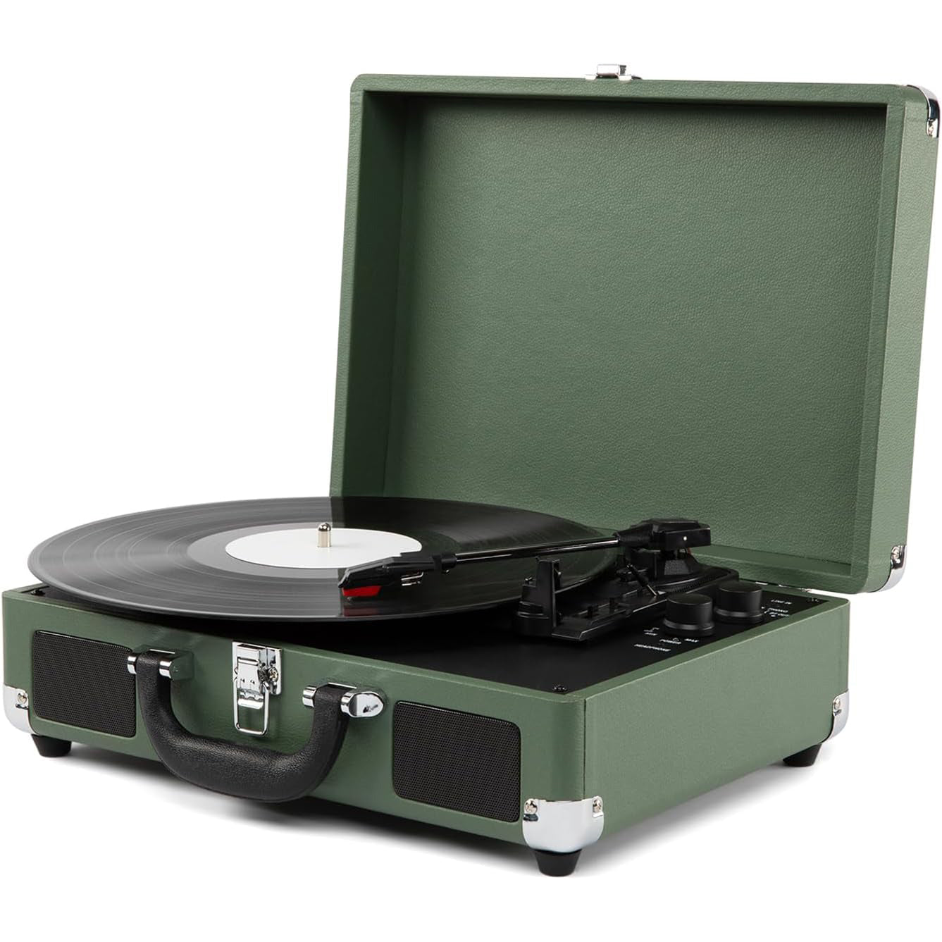 Suitcase Style Bluetooth Turntable Record Player