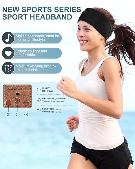Two-pack of sleep headphones, over-ear headphones