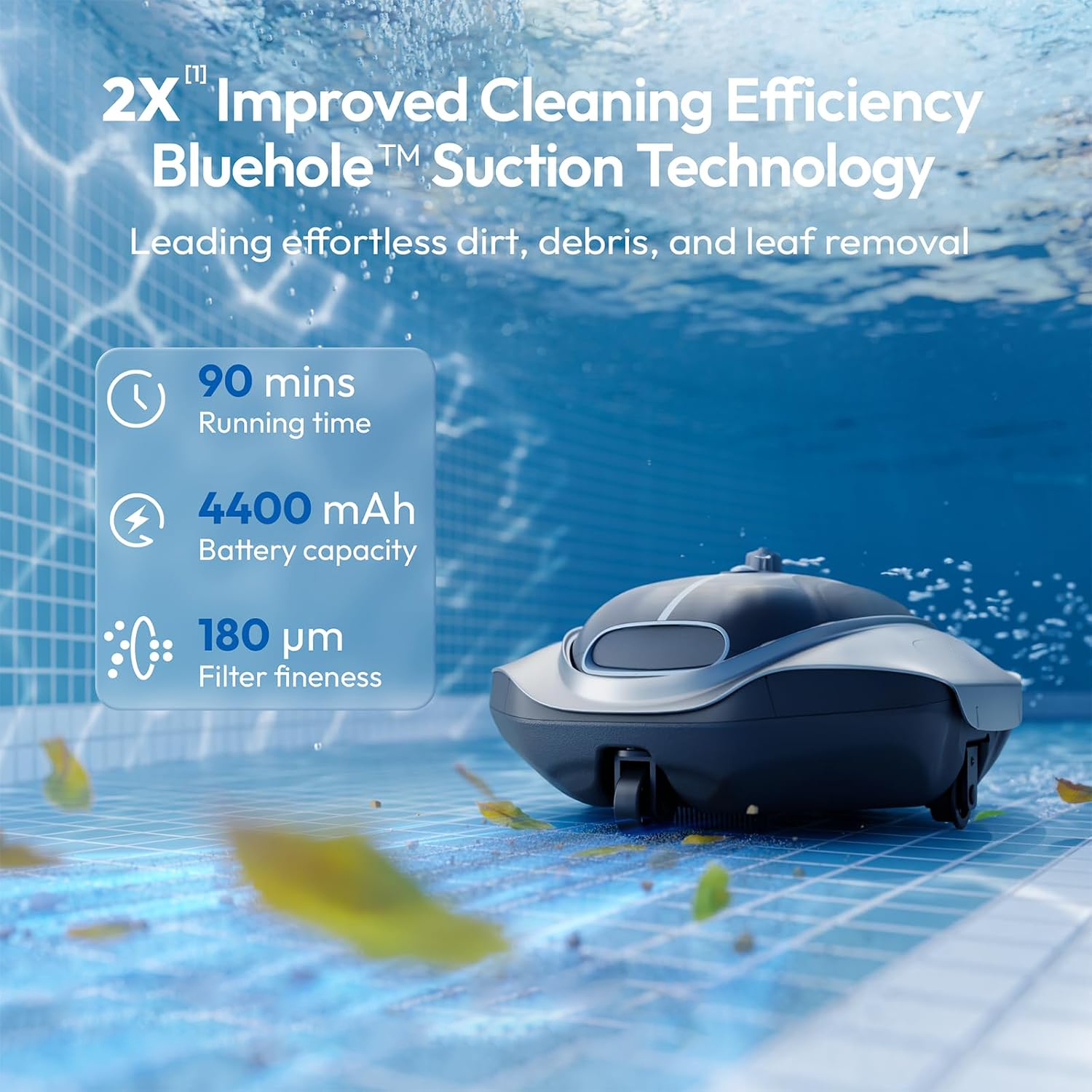 Cordless Robotic Pool Vacuum Cleaner