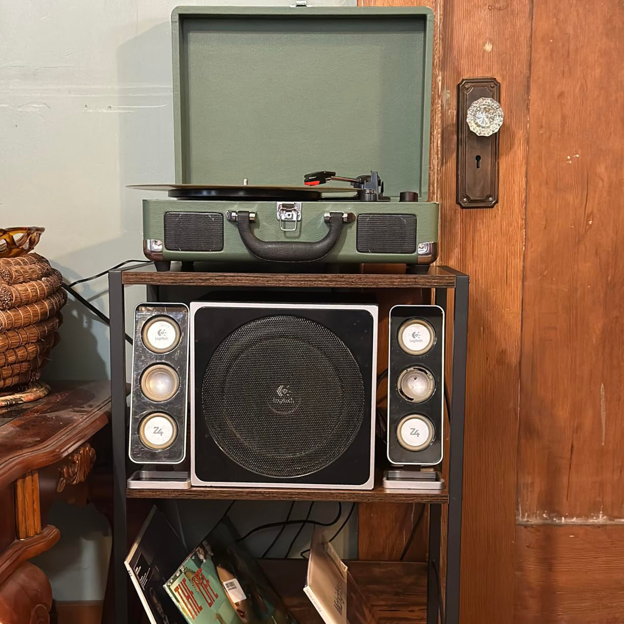 Suitcase Style Bluetooth Turntable Record Player