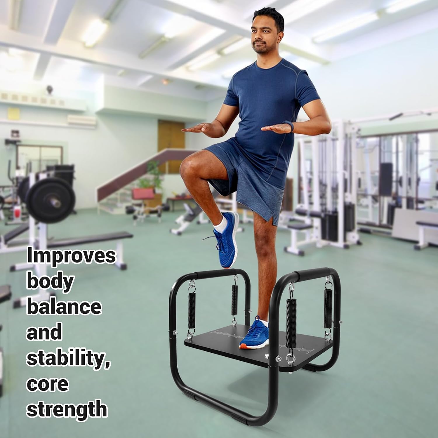 Dynamic Stability Trainer Board for Balance Training, Joint Strength & Full-Body Fitness Workouts