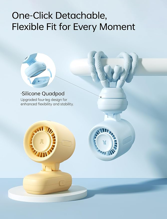 Stroller Fan – Compact and Stylish, 38 Hours of Continuous Cooling