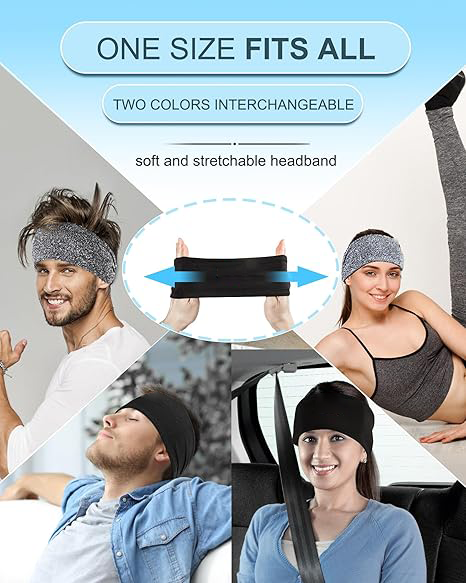 Two-pack of sleep headphones, over-ear headphones