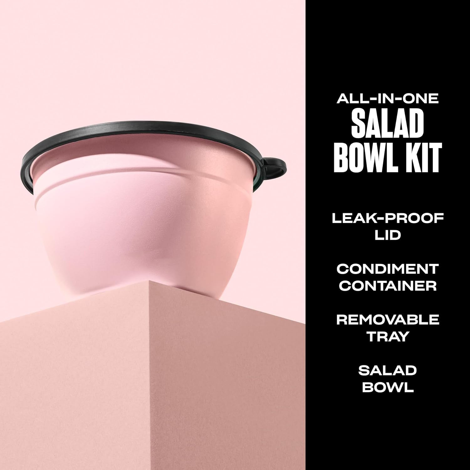 Stainless Steel Salad Bowl Kit XL – 184oz /64oz | Leakproof