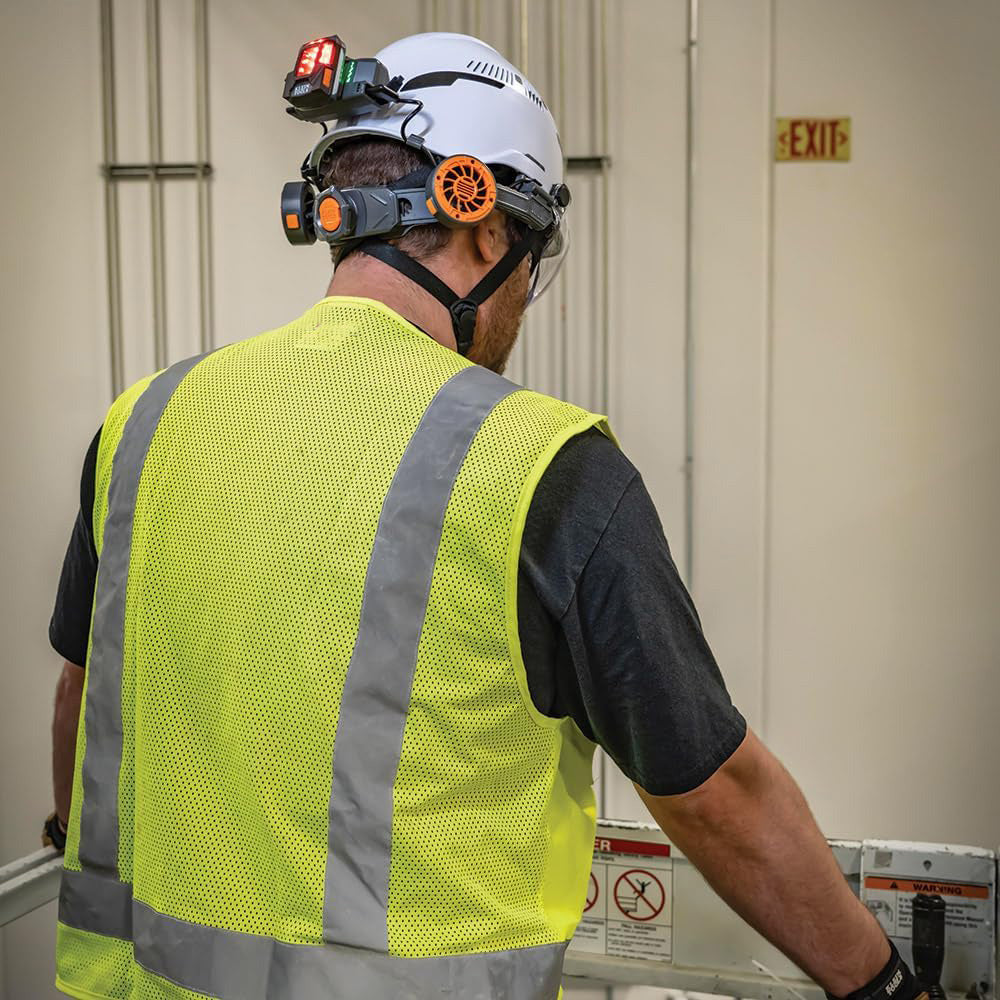 Helmet with lightweight cooling fan