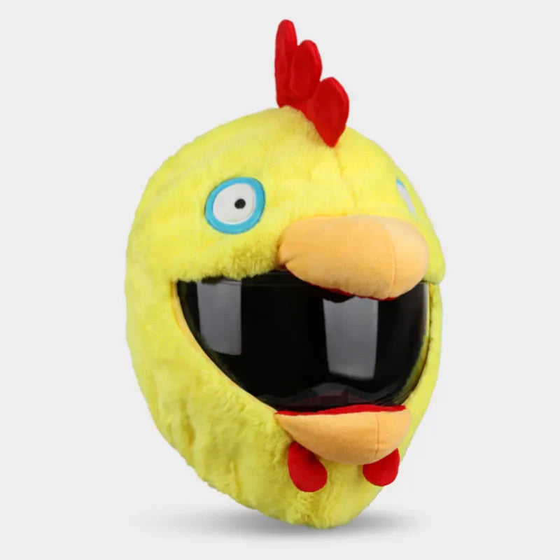 Plush Animal Helmet Cover for Fun Riding Style