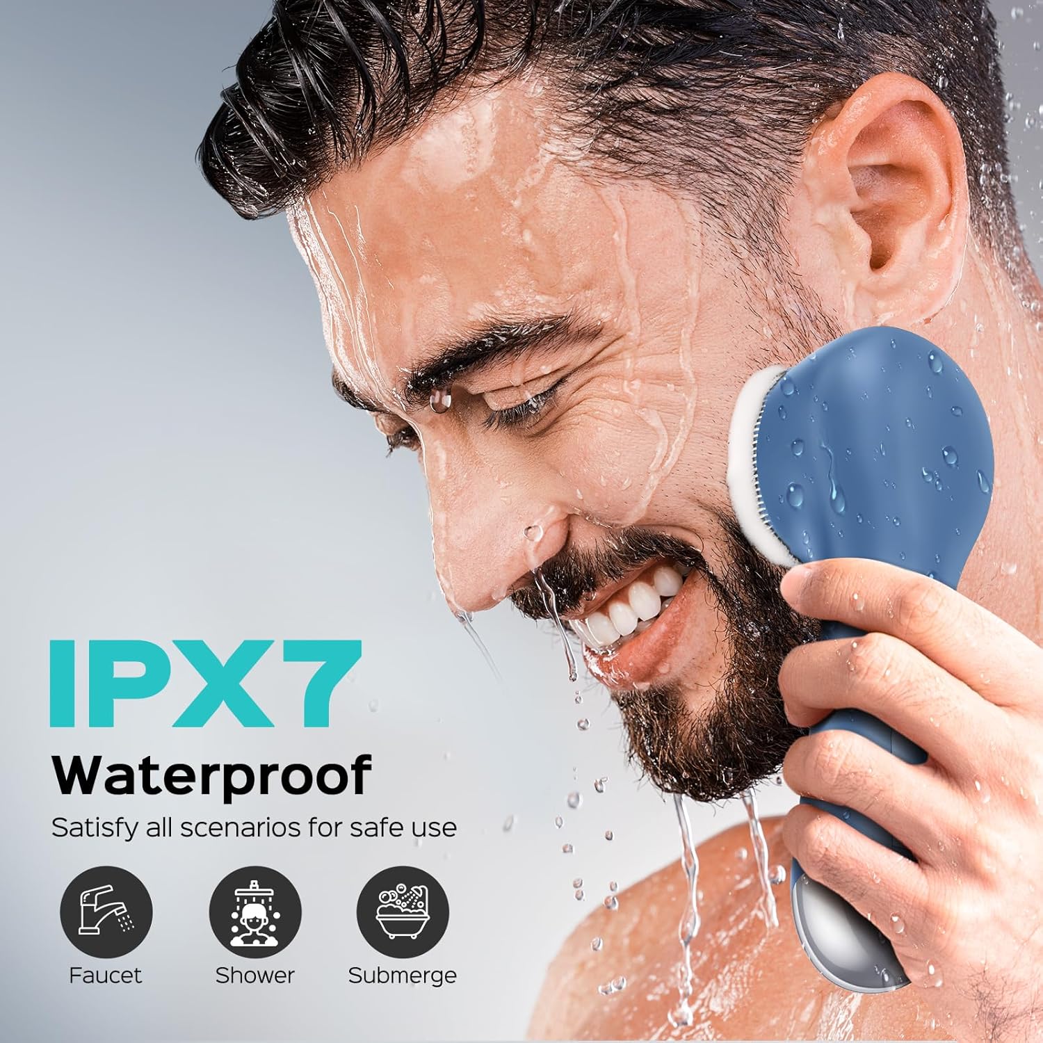 2-in-1 Spin & Vibration Face Scrubber