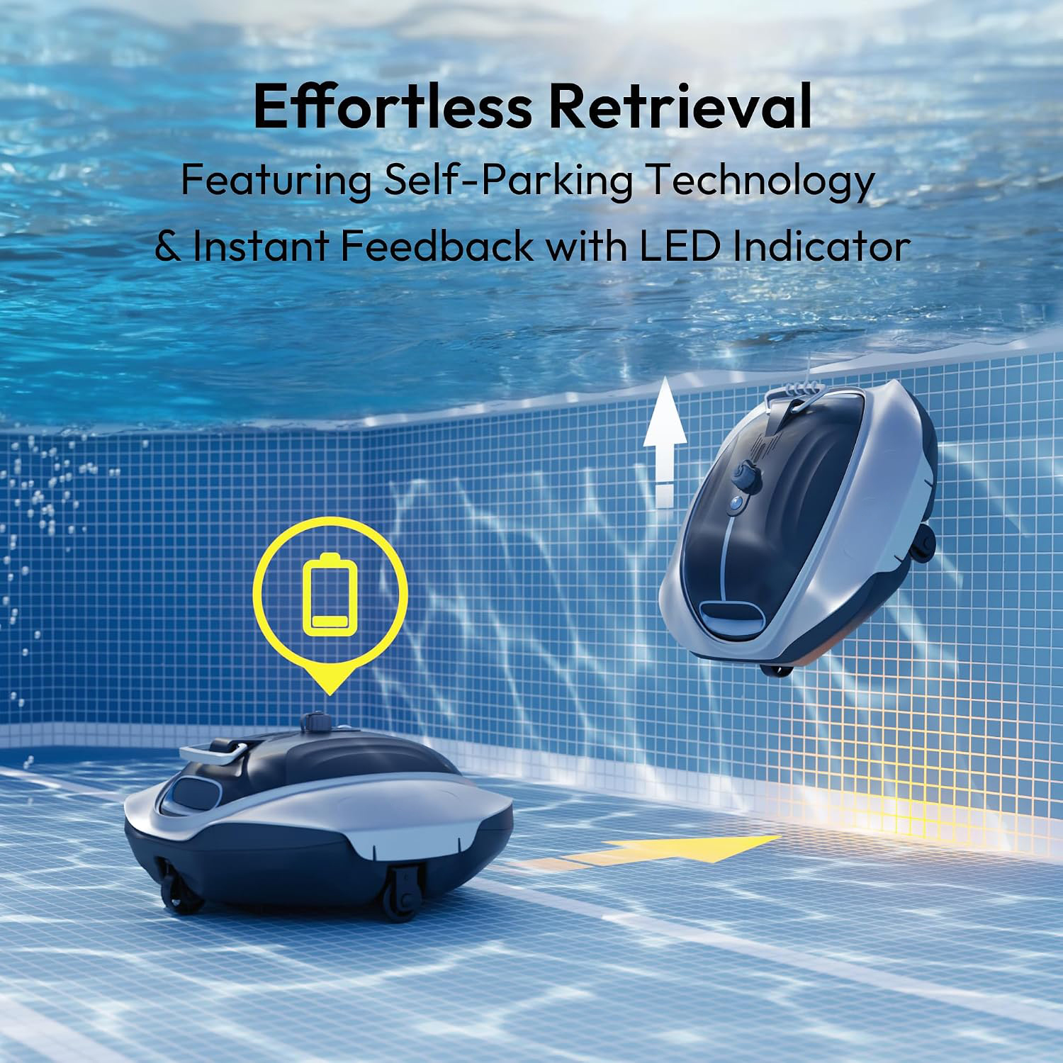 Cordless Robotic Pool Vacuum Cleaner