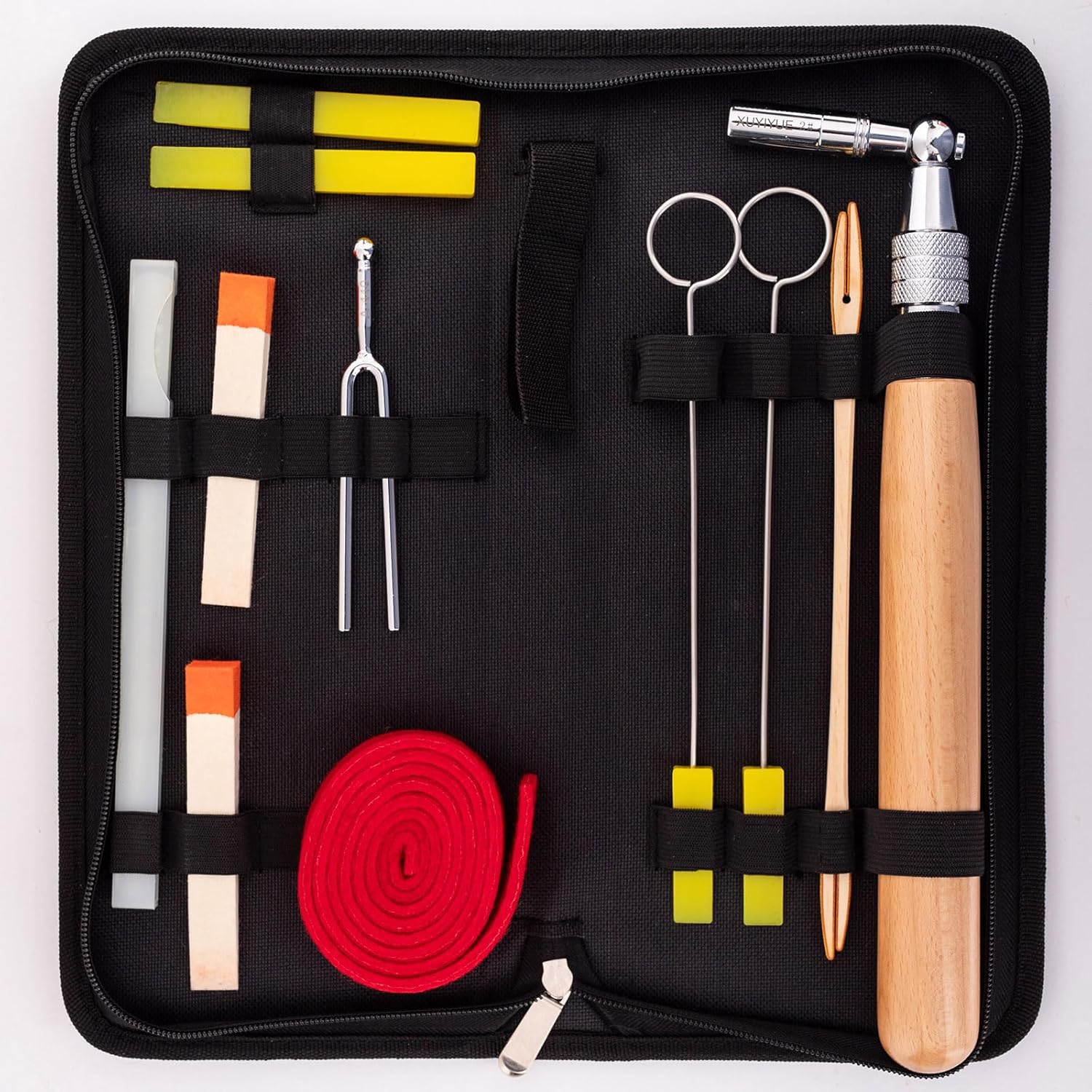 Professional Piano Tuning Tool Kit with Extendable Tuning Wrench
