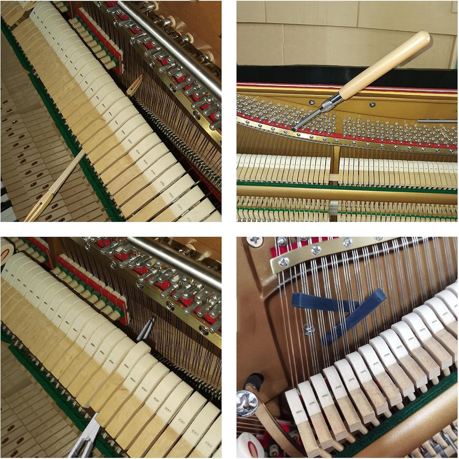 Professional Piano Tuning Tool Kit with Extendable Tuning Wrench
