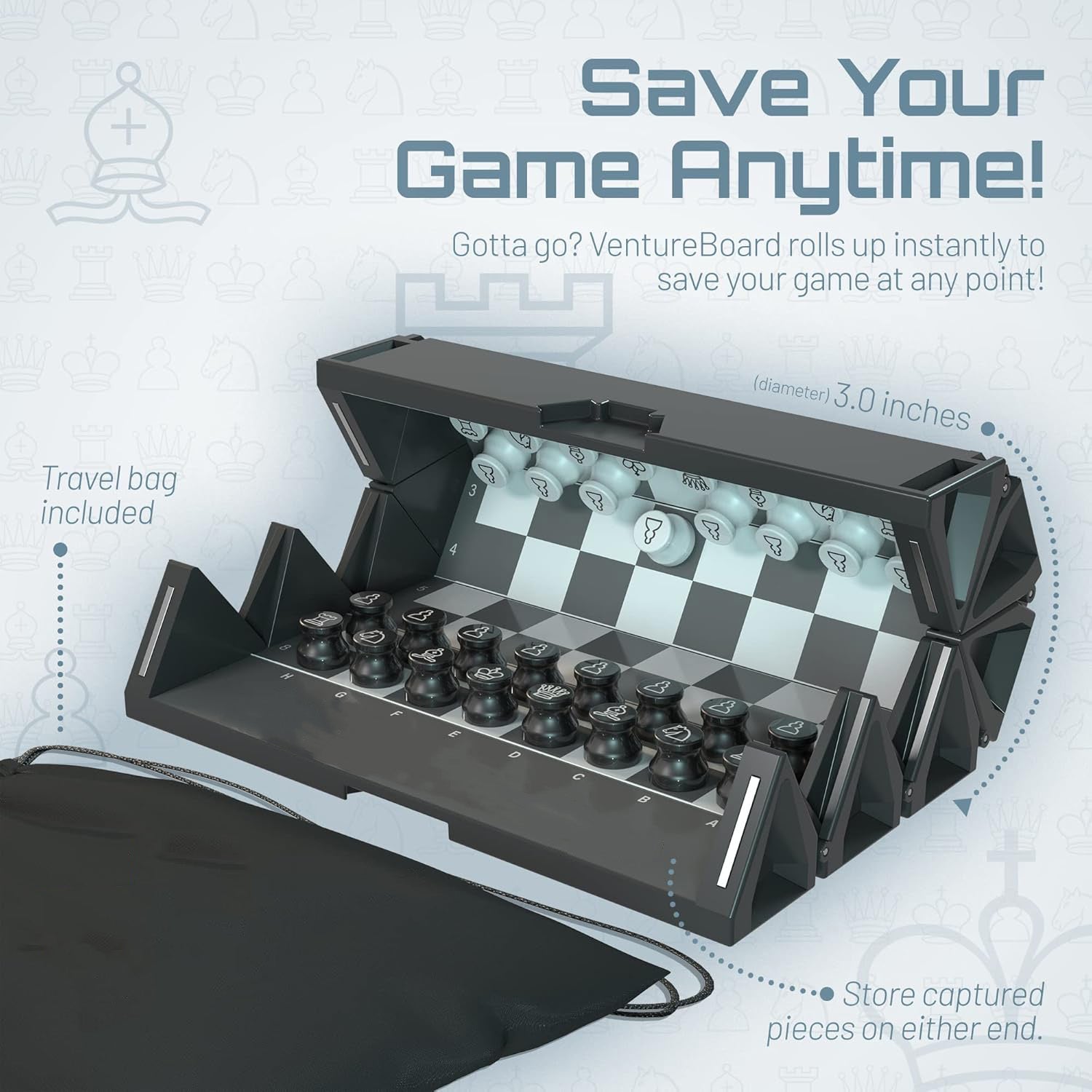 Unique Magnetic Chess Set