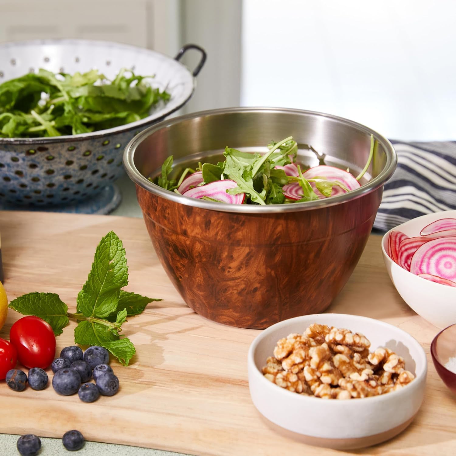 Stainless Steel Salad Bowl Kit XL – 184oz /64oz | Leakproof