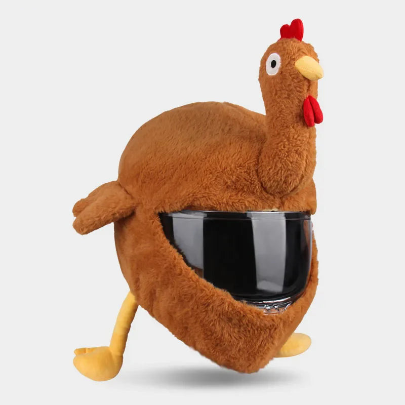 Plush Animal Helmet Cover for Fun Riding Style