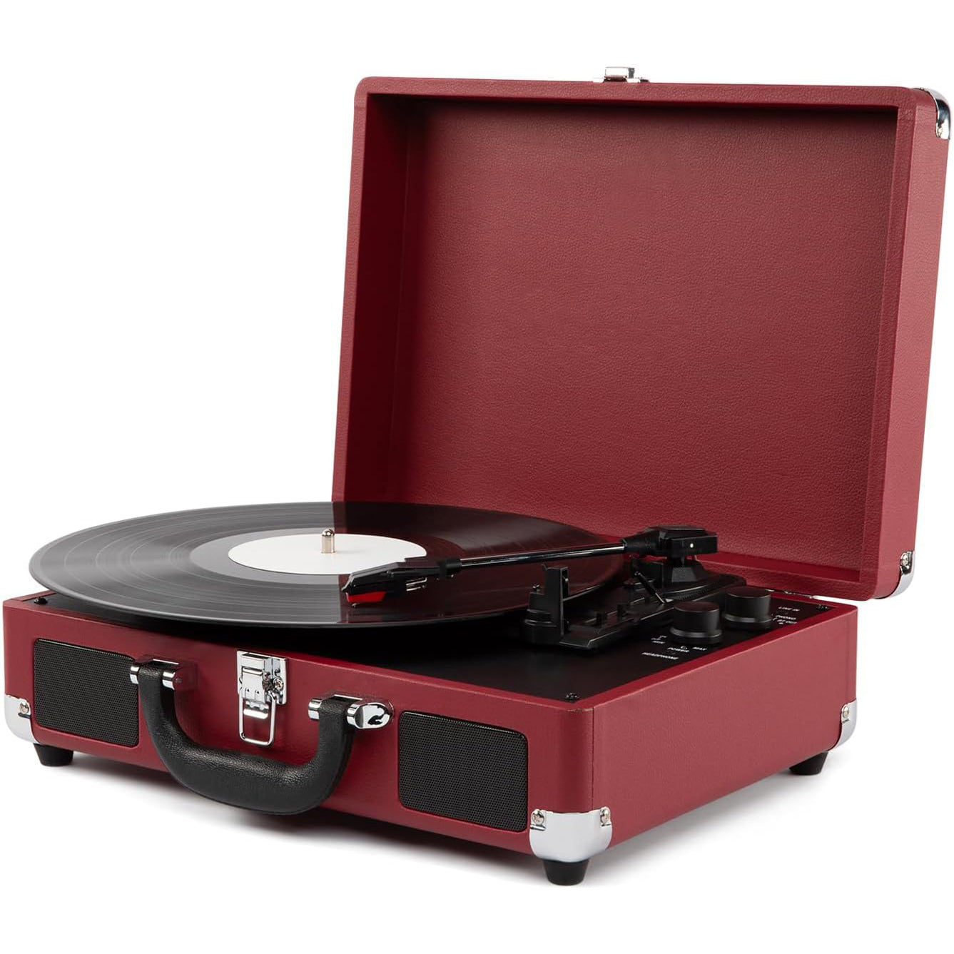 Suitcase Style Bluetooth Turntable Record Player