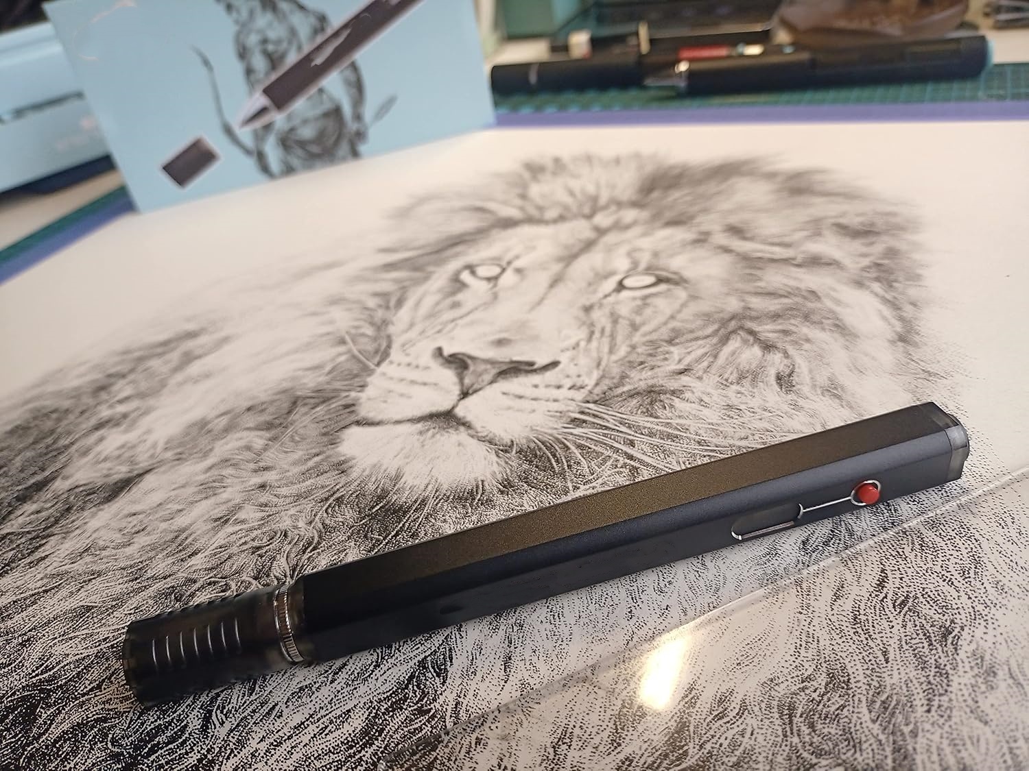 Rechargeable Electric Dot Painting Pen for Creative Drawing & DIY Art Projects