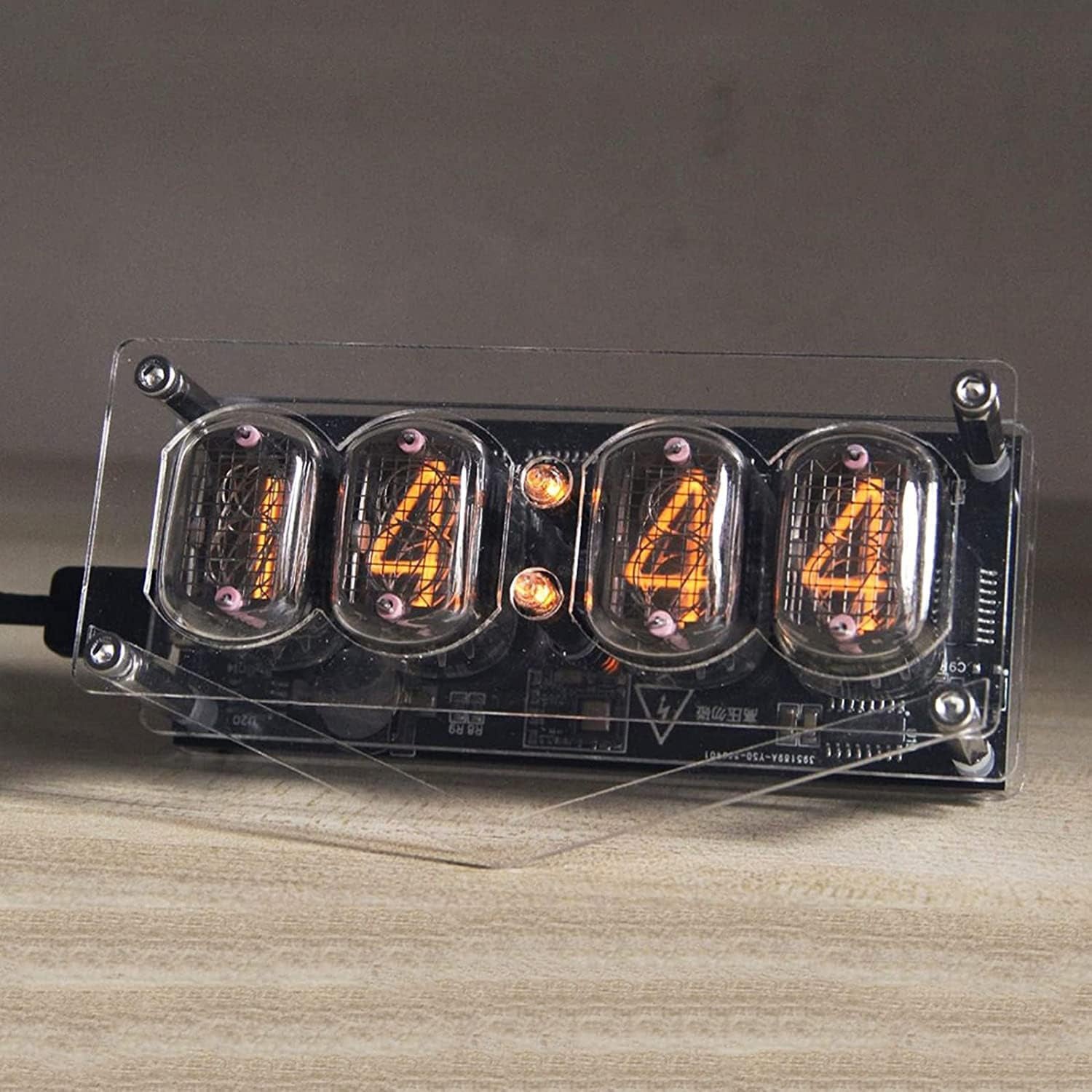 Transparent Digital Tube Clock