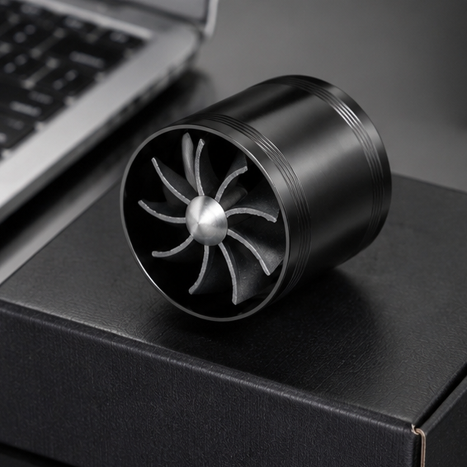 Turbo intake fuel saver single fan turbo