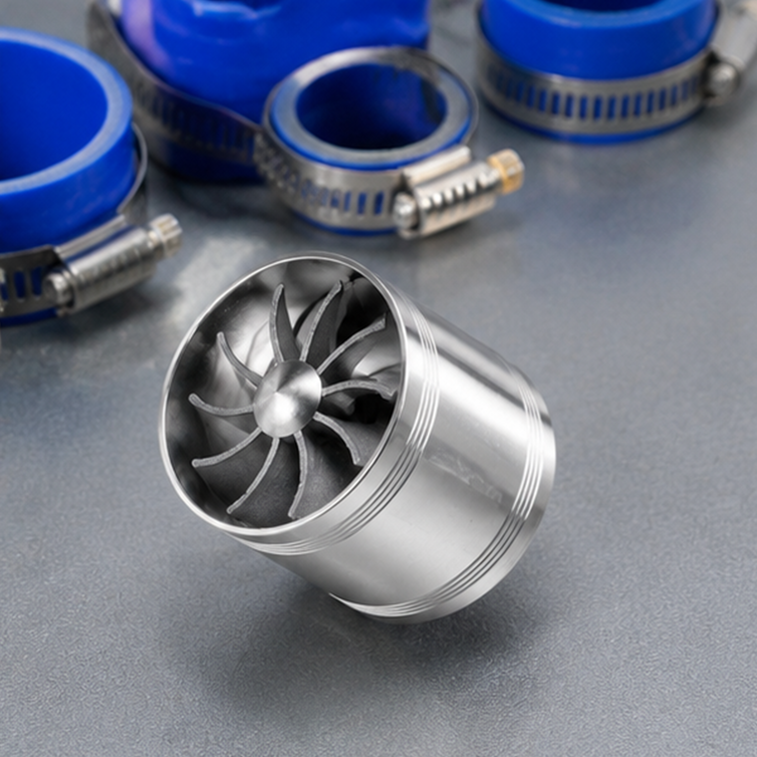Turbo intake fuel saver single fan turbo