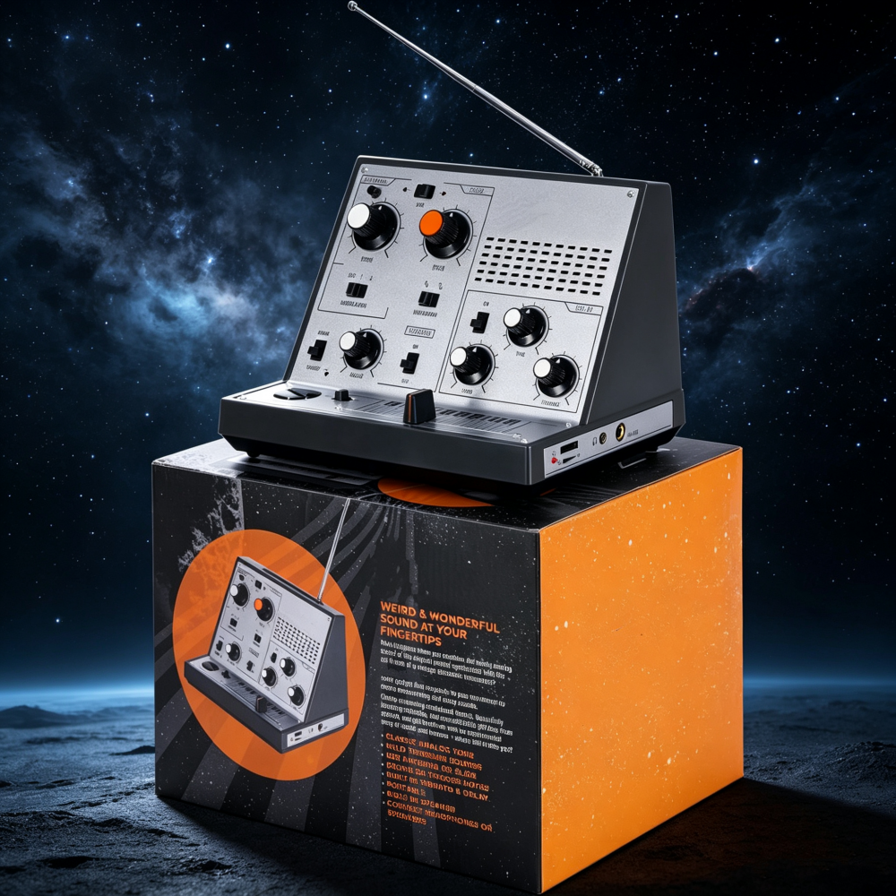 Pocket-Sized Touch Synthesizer With Retro Analog Effects For Music Creation & Sound Exploration