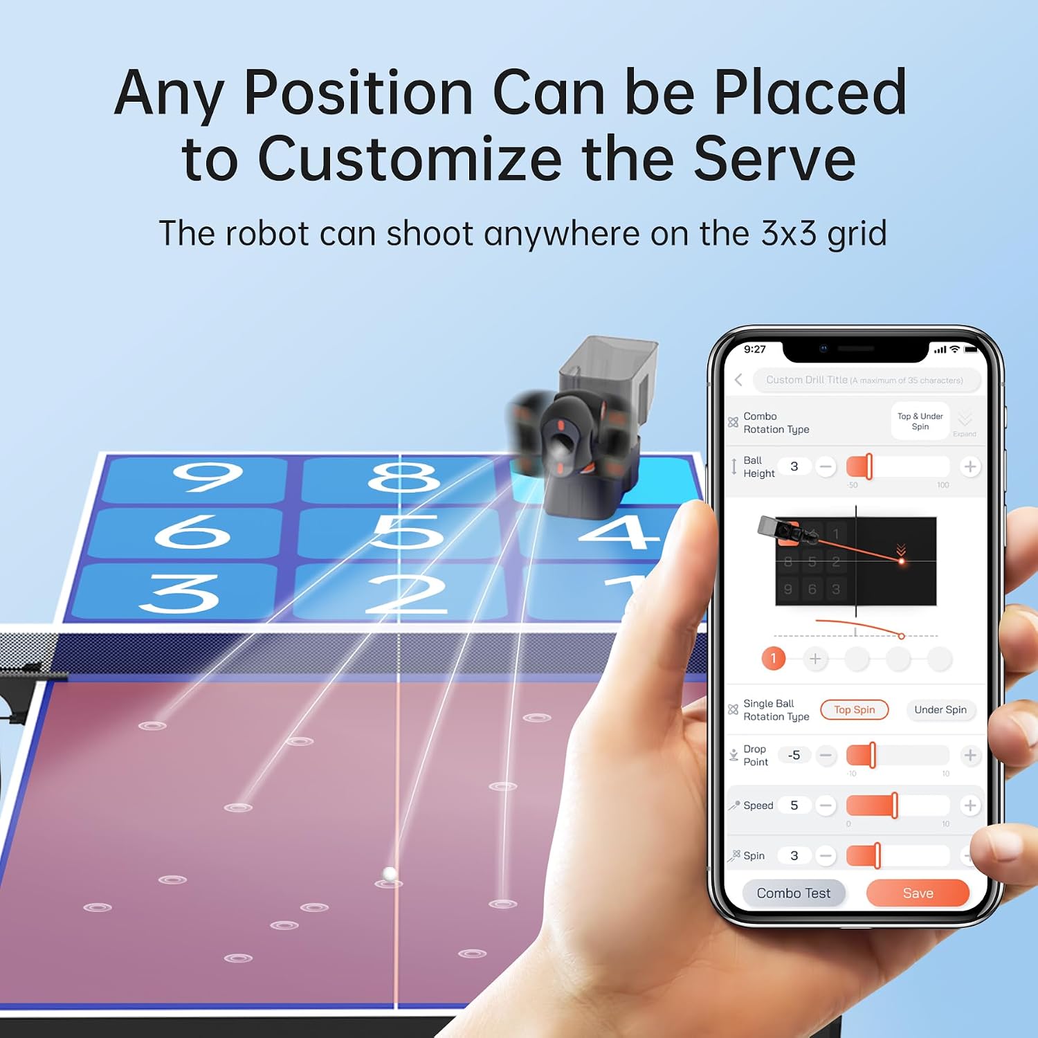 Smart Table Tennis Training Robot