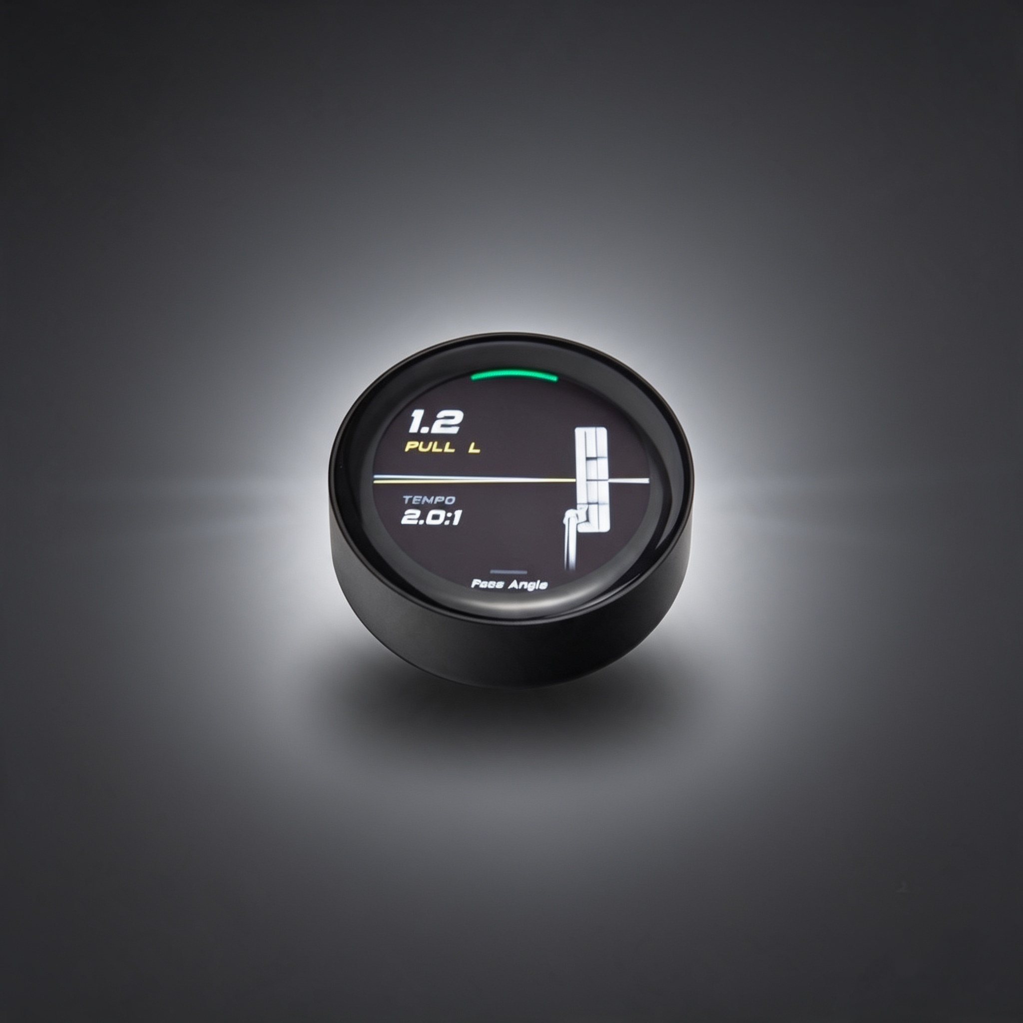 Compact Smart Putting Sensor & Stroke Analysis Device – Grip-Mounted Training Tool