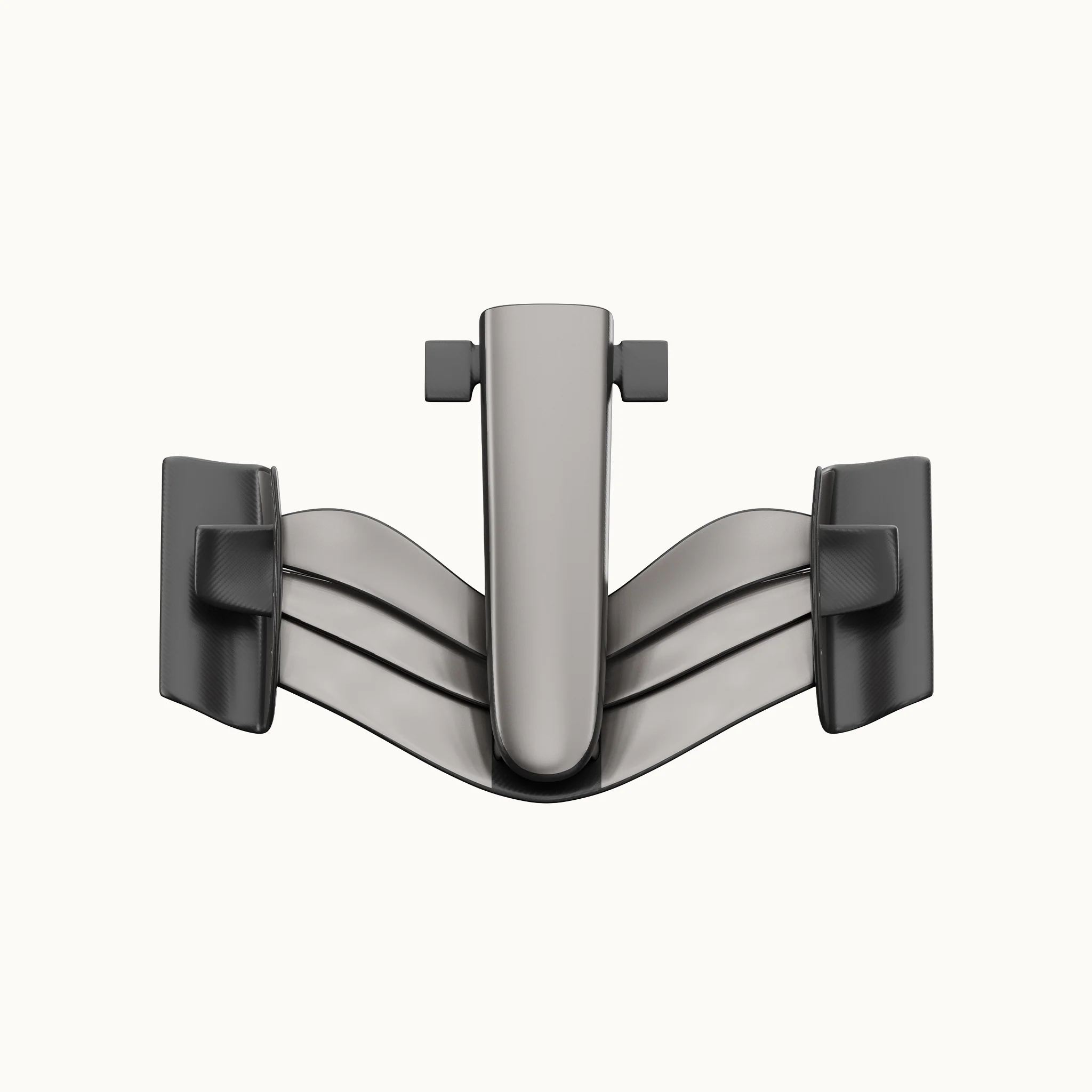 Formula Racing Front Wing Wall Art with Carbon Fiber Finish, Motorsport Design & Floating Display Mount