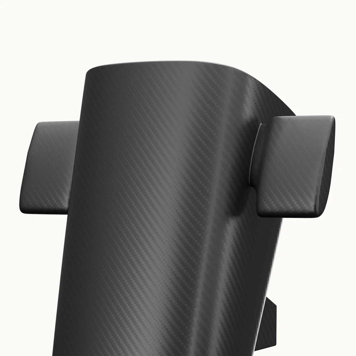Formula Racing Front Wing Wall Art with Carbon Fiber Finish, Motorsport Design & Floating Display Mount