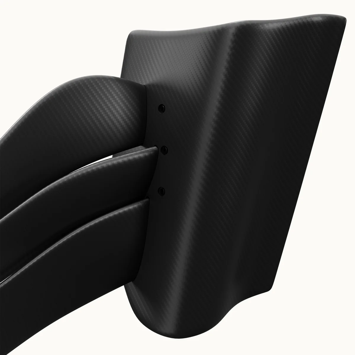 Formula Racing Front Wing Wall Art with Carbon Fiber Finish, Motorsport Design & Floating Display Mount