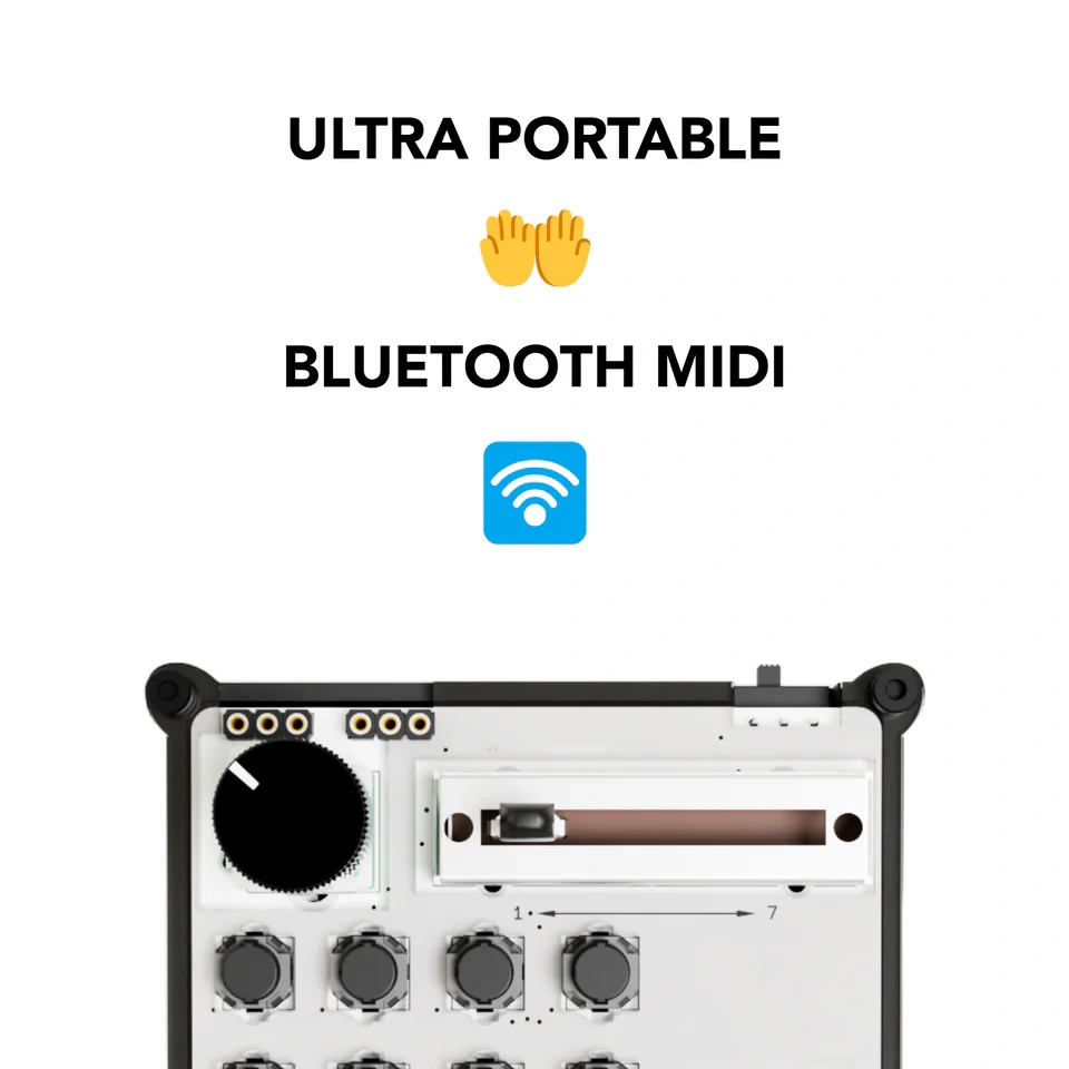 Portable MIDI Controller for Music Creation, Live Performance & Digital Studio Workflow
