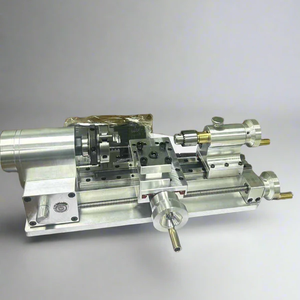 Precision Mini Metal Lathe Machine for DIY Machining, Desktop Metalworking & Small Part Fabrication