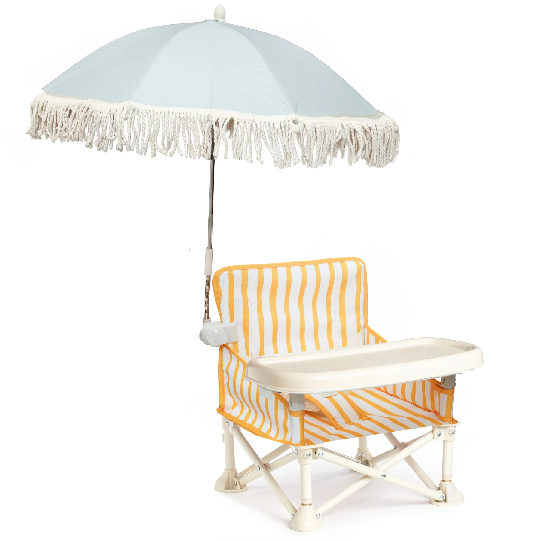 Compact Baby Umbrella with UV50+ Protection, Smart Clip Attachment & Travel-Friendly Design