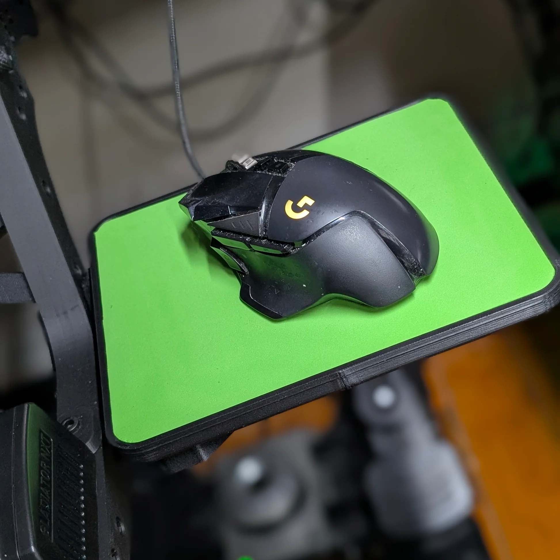 Fold-Away Under-Desk Flight Stick Mount for Clean and Stable HOTAS Setup（Enjoy free shipping on single-item purchases）