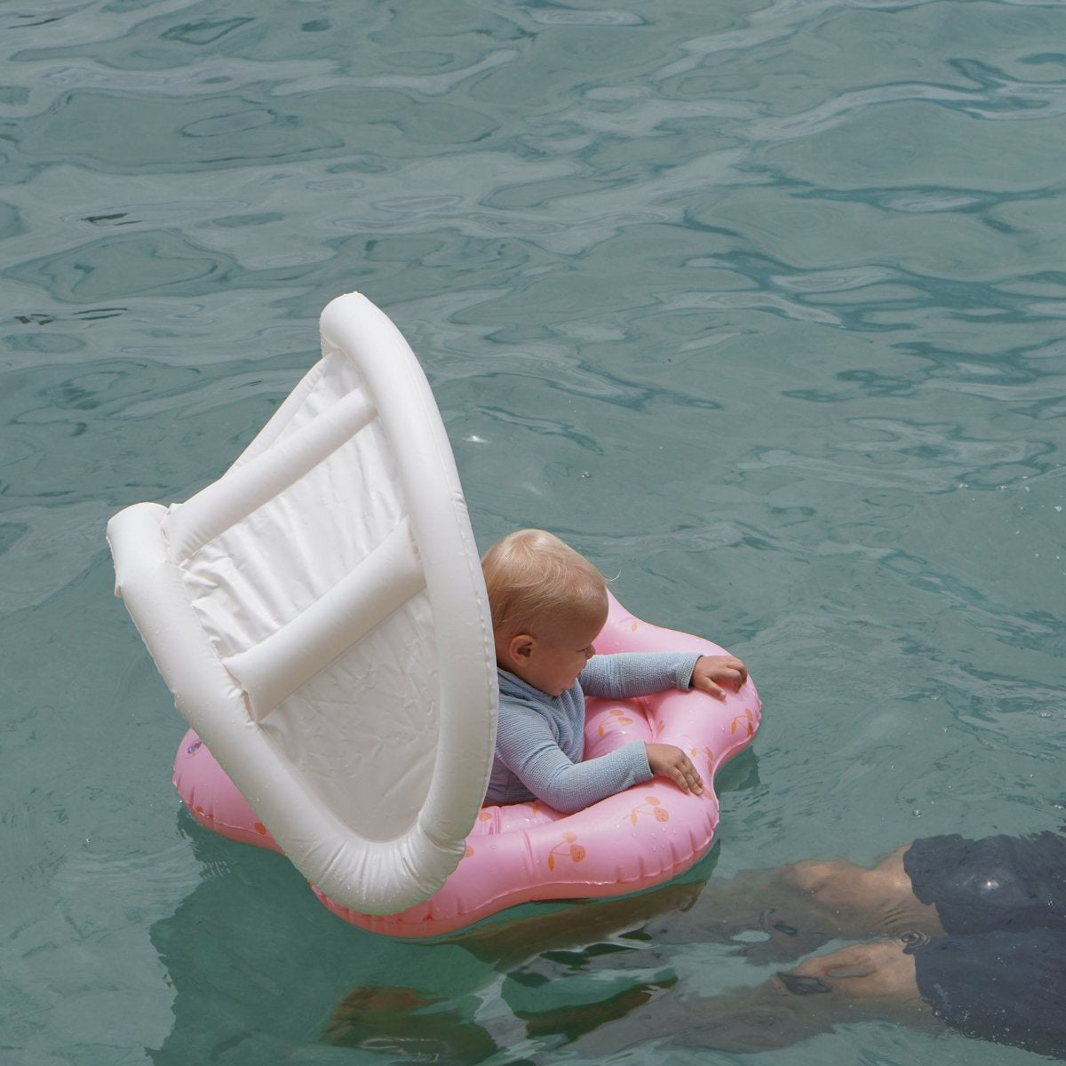 Baby Swim Ring with Sun Canopy