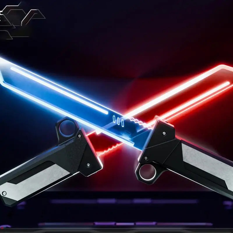 Dual Blade LED Light Toy Sword Futuristic Design