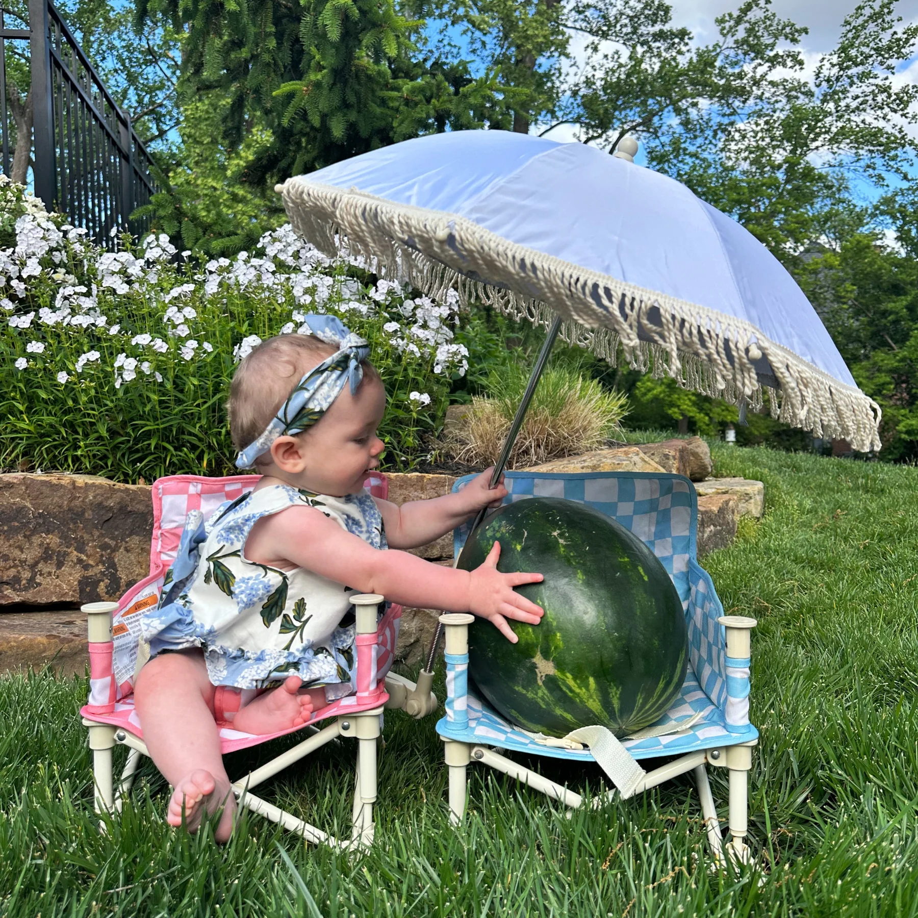 Compact Baby Umbrella with UV50+ Protection, Smart Clip Attachment & Travel-Friendly Design