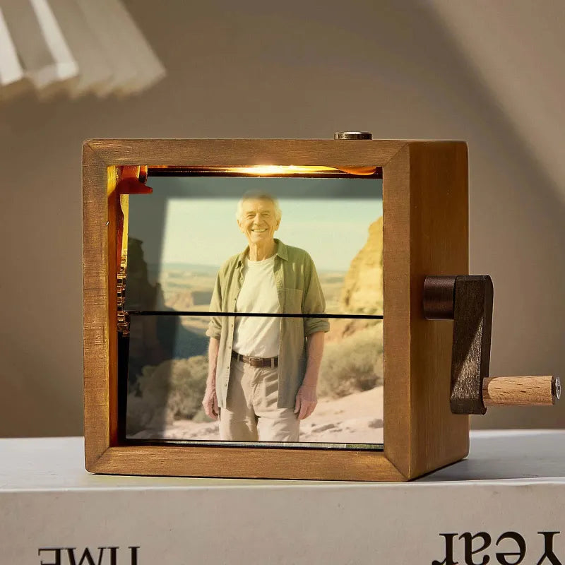Hand-Crank Animation Machine – Custom Flipbook Box